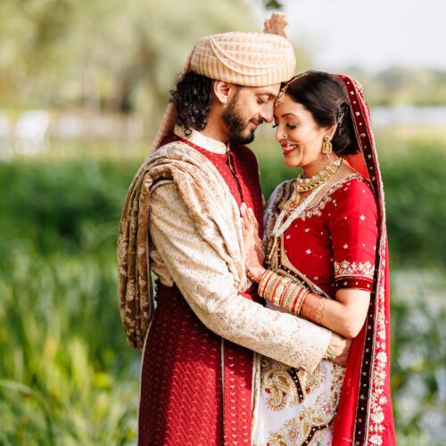 Cambridge Marina Asian wedding portrait