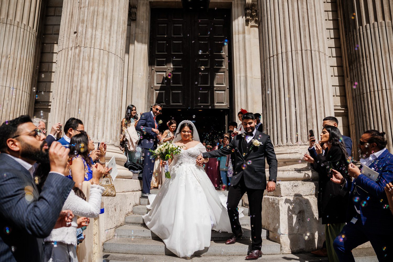 Civil wedding at St Pauls Cathedral in London
