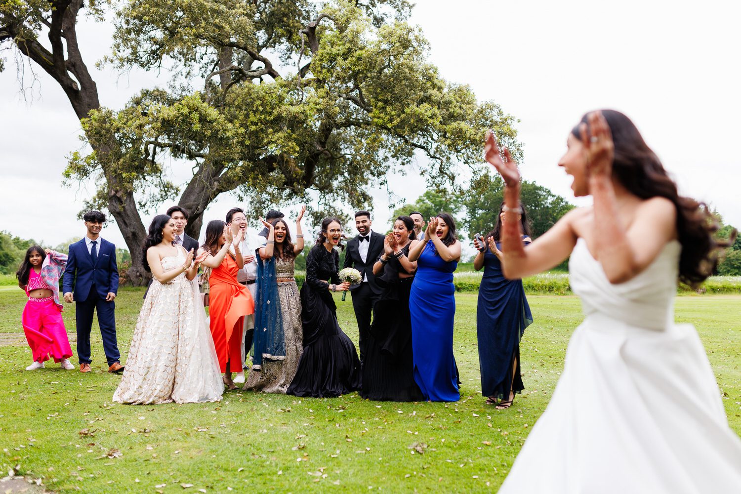 Bouquet throw