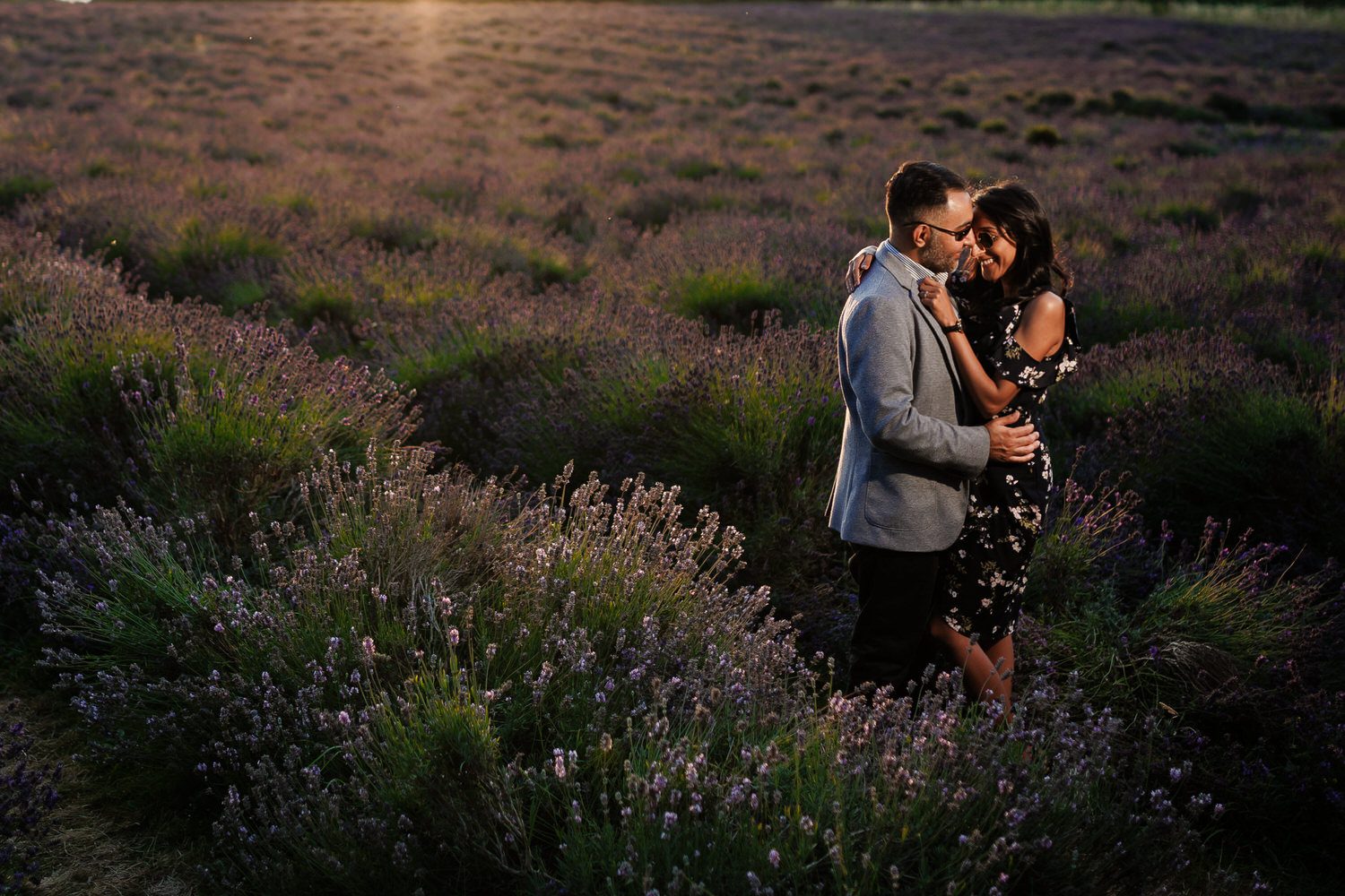 Sunset pre wedding photoshoot