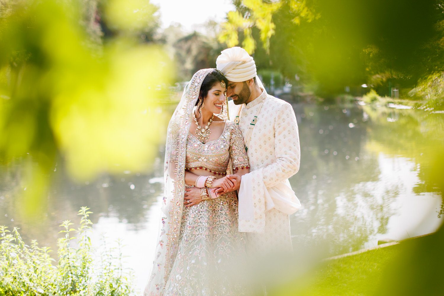Asian wedding portriat in London