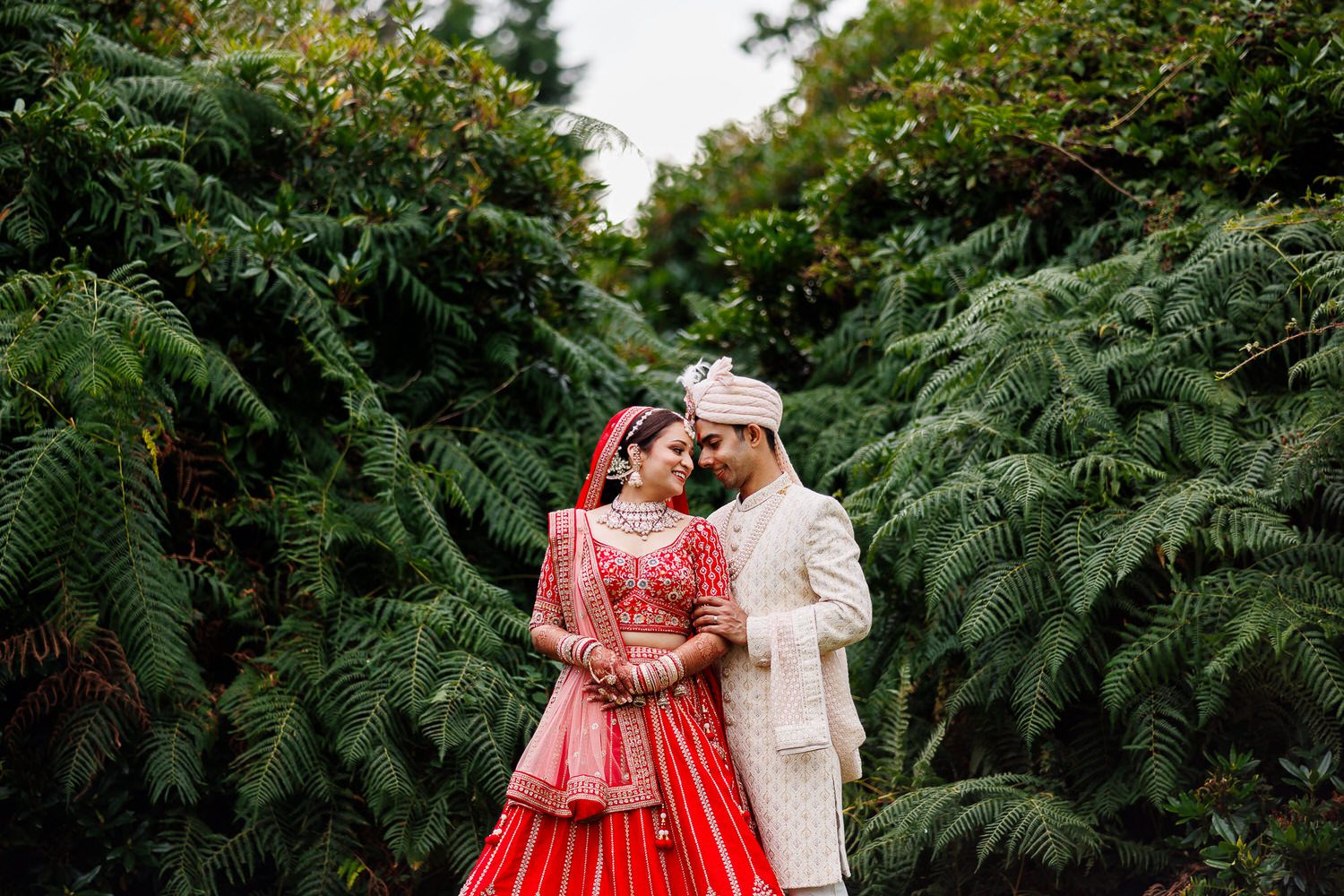 Shendish Manor Indian wedding portrait