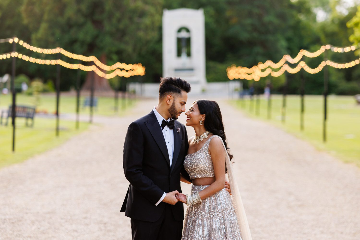 Beaumont house wedding portrait