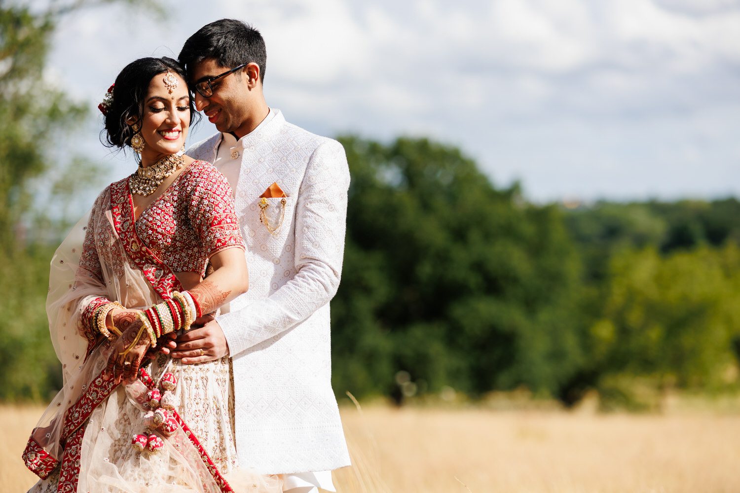 Hindu weddingcouple portrait