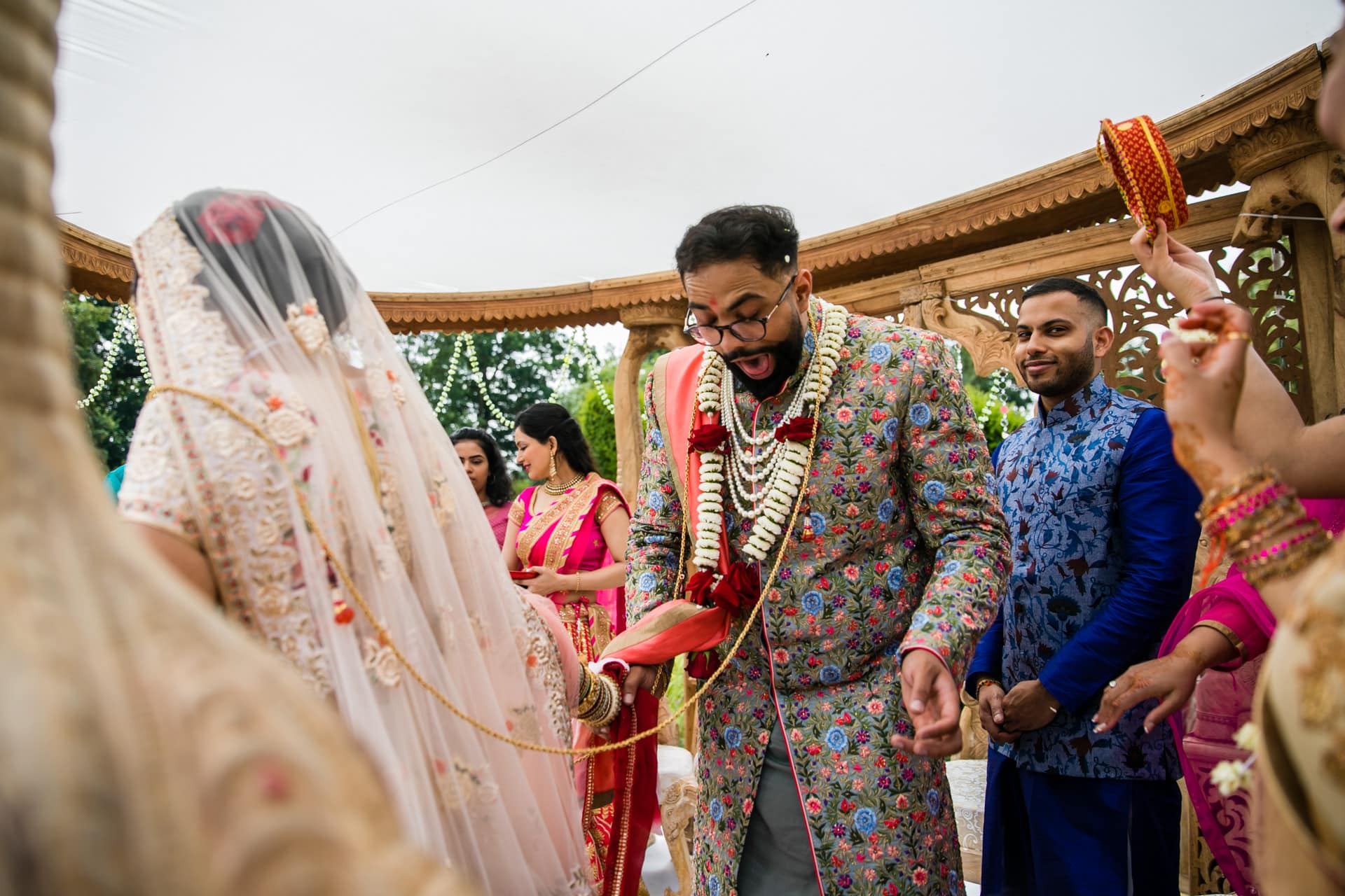 Phera ceremony during Hindu Wedding