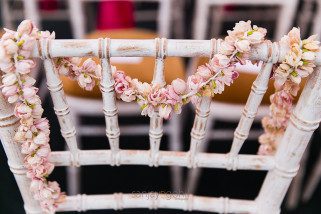 Close up of wedding flowers