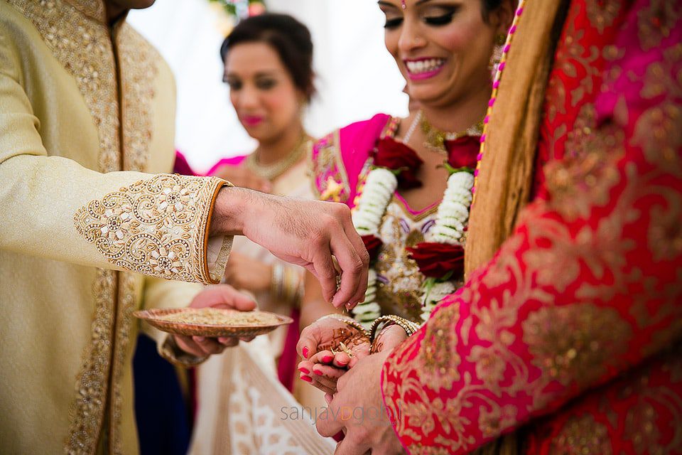 Phera ceremony during Asian Wedding