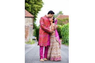 Asian wedding portrait session