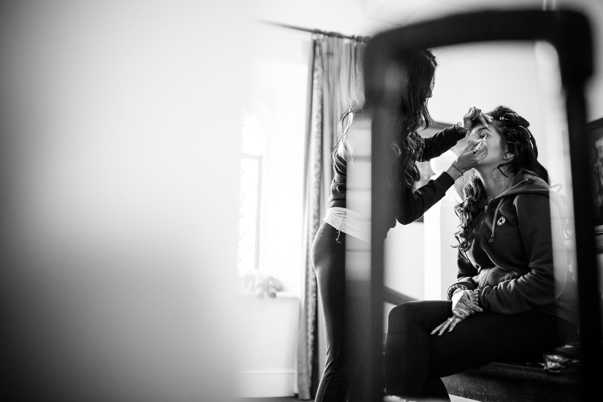 Hindu Bride getting ready 