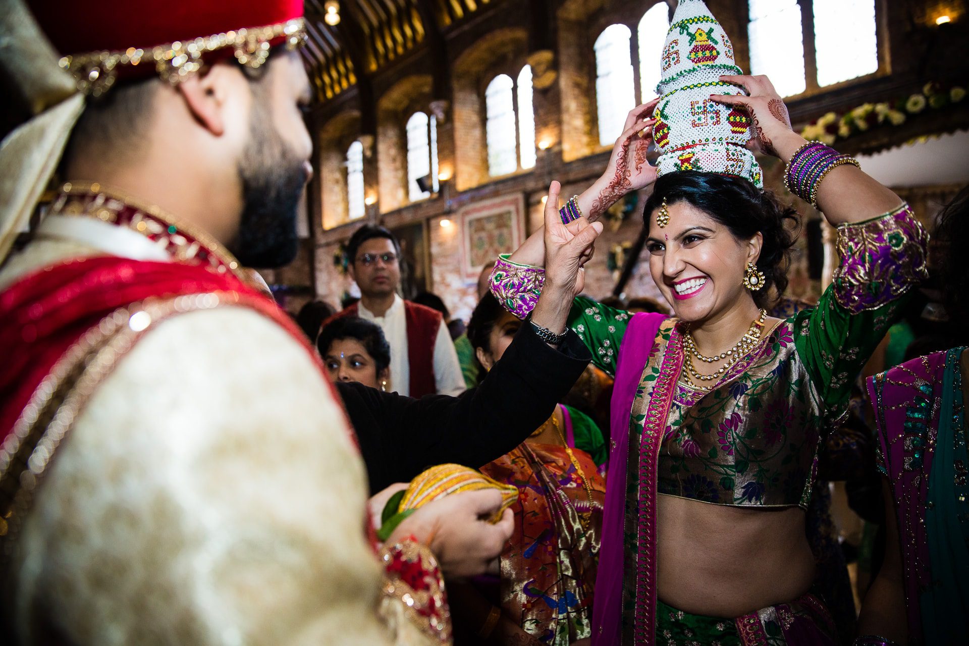 Hindu Wedding welcoming ceremony