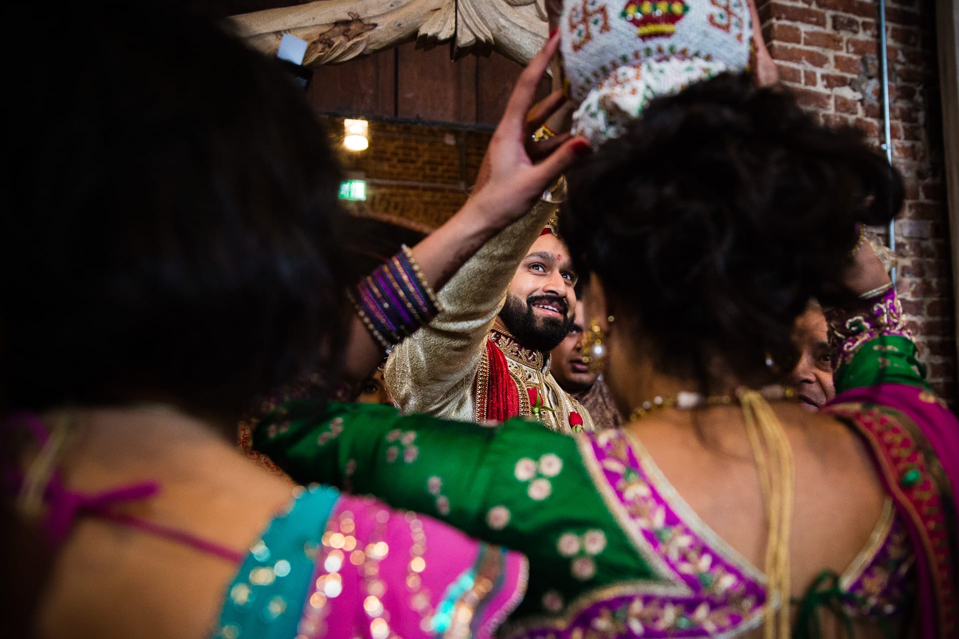 Hindu Wedding welcoming ceremony