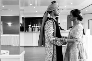 Calm moment before the wedding