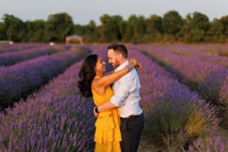 Portrait in Mayfield Lavender field