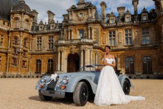 Bridal portrait at Waddesdon Manor