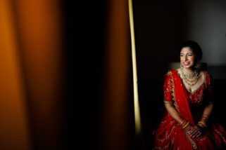 Solo Asian Bridal portrait
