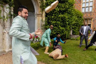 Wedding ceremony at North Mymms