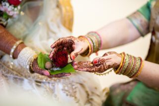 Asian wedding Kanyadhan ceremony