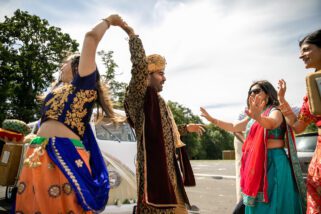 Arrival of the groom at The Haveli
