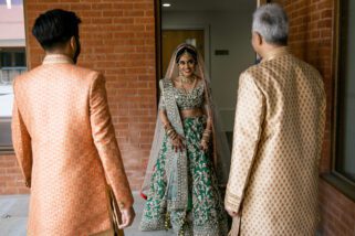Arrival of the bride