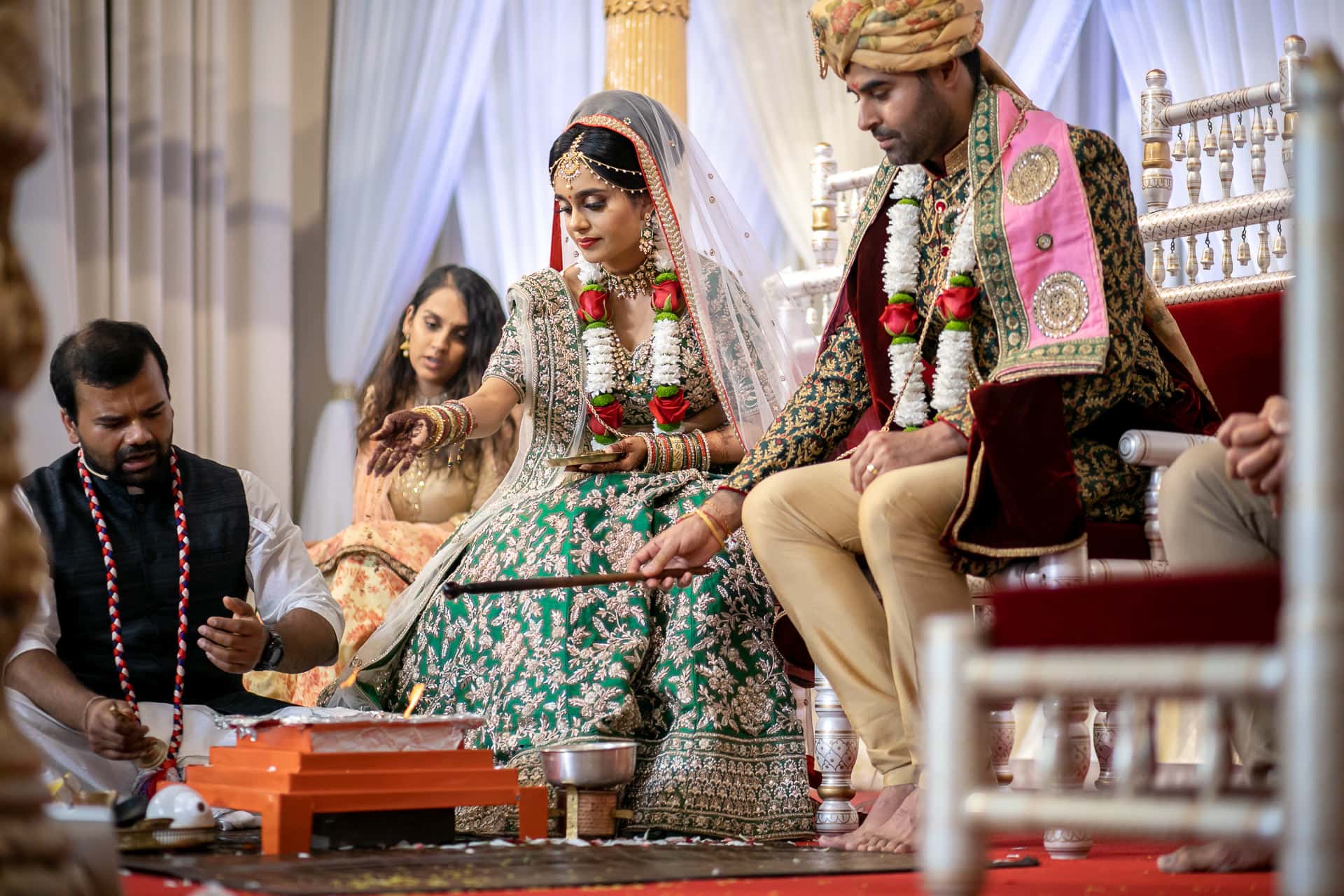 Hindu wedding ceremony at The Haveli