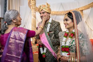 Vidhai ceremony after Asian wedding