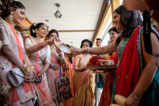 Shoe trading after Hindu wedding