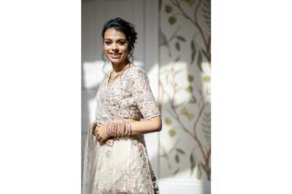 Wedding Bridal portrait at Braxted Park