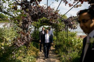 Wedding guests at Braxted Park