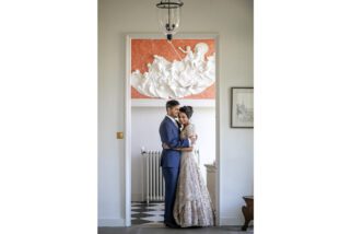 Wedding portrait at Braxted Park