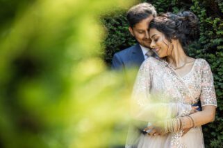 Wedding portrait at Braxted Park