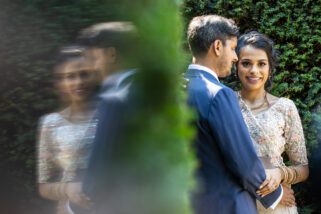 Wedding portrait at Braxted Park