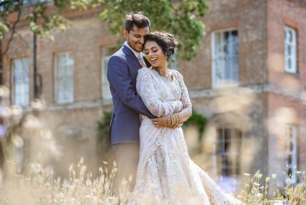 Wedding portrait at Braxted Park