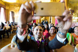 Selfie at Civil wedding
