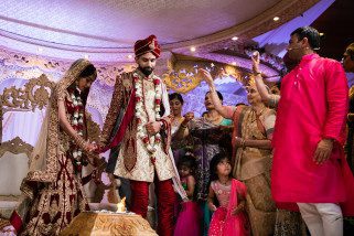 Phera ceremony during Hindu Wedding