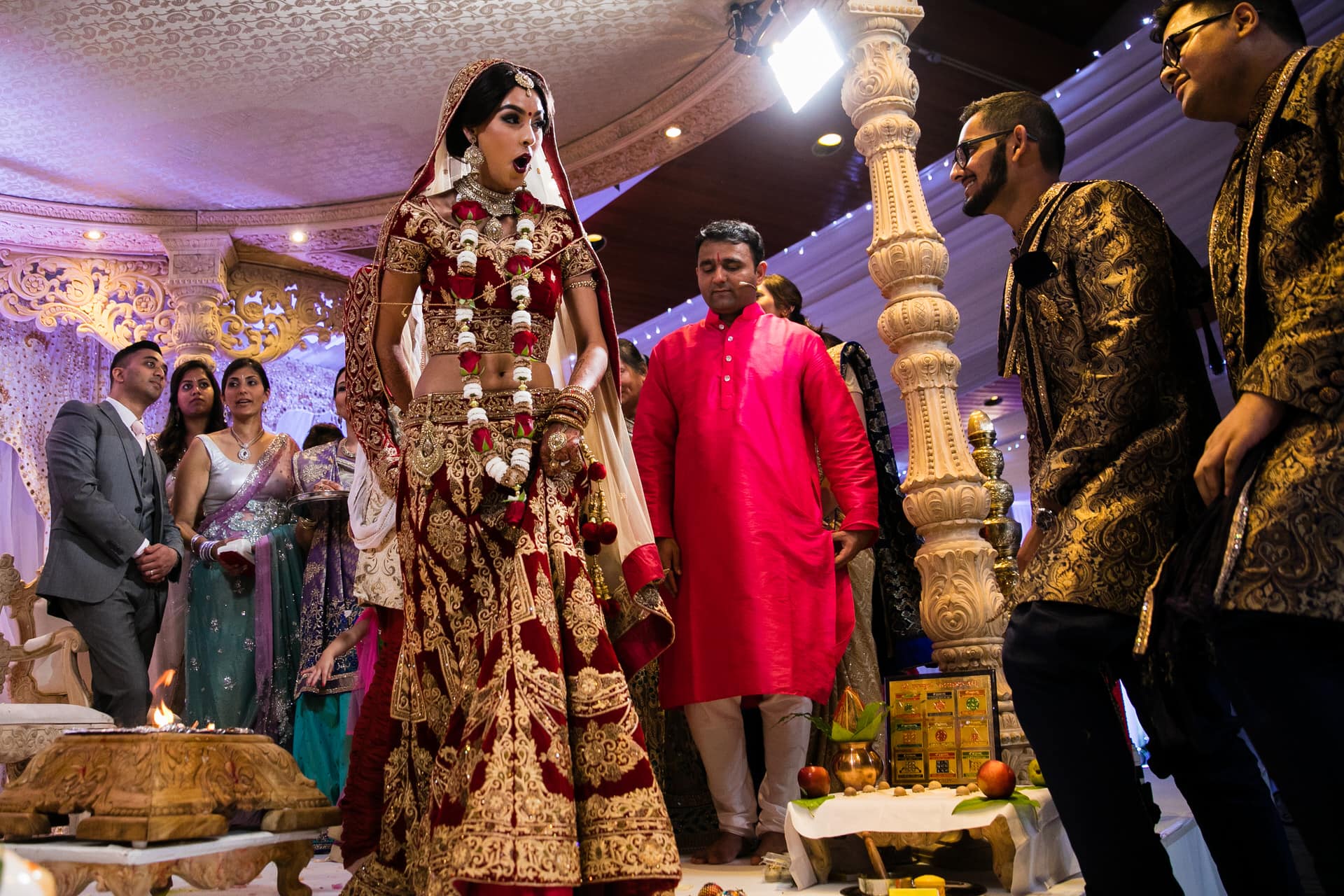 Phera ceremony during Hindu Wedding