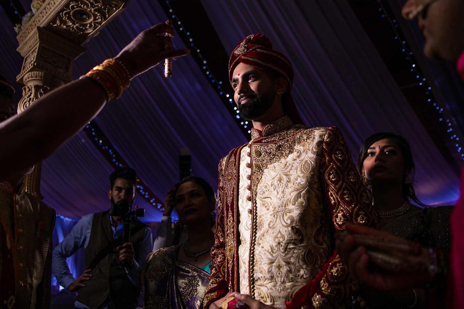 Groom welcoming ceremony