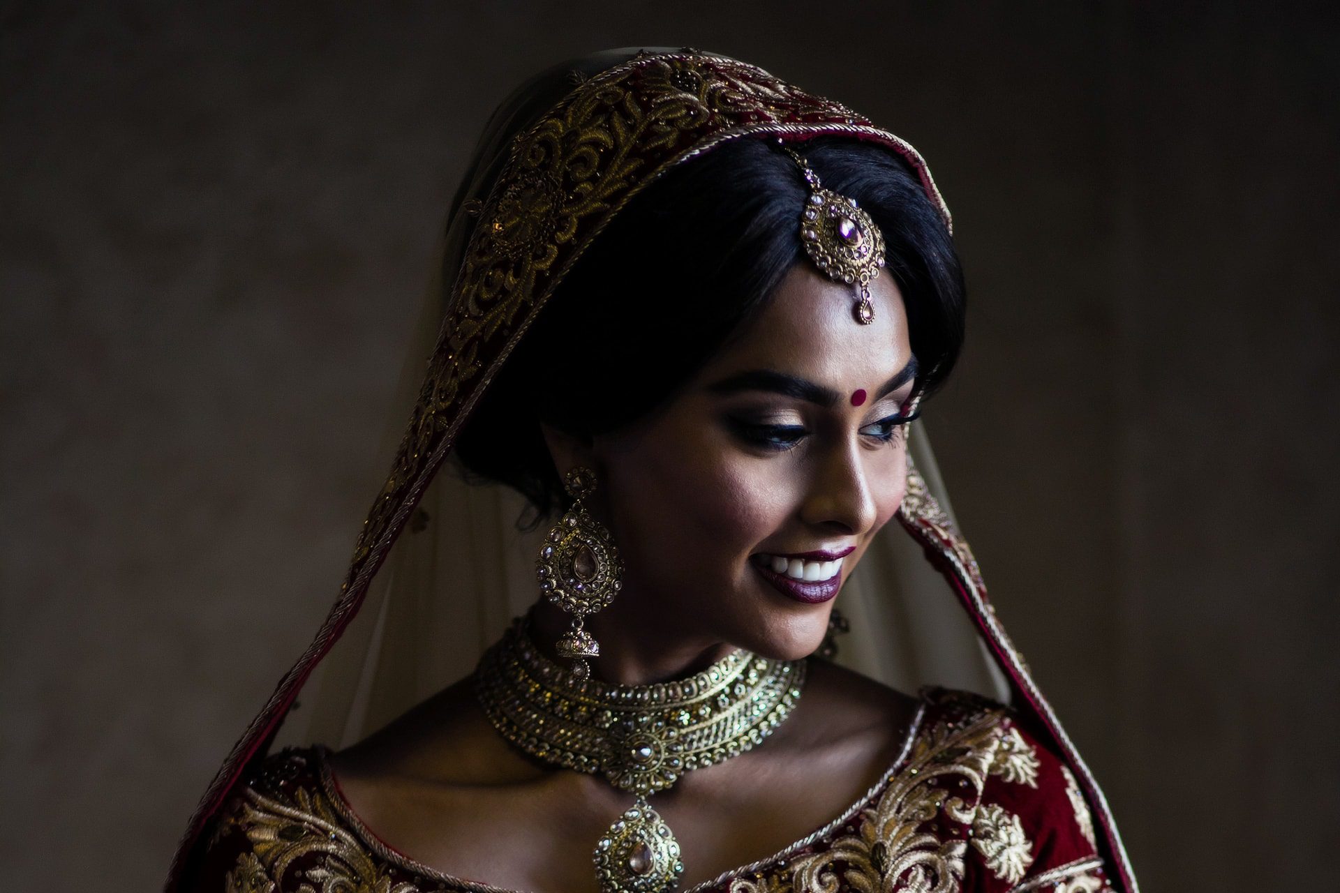 Asian Wedding Bride Portrait