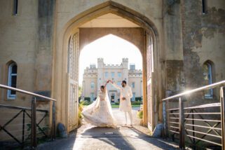Hindu wedding portrait at Ditton Manor