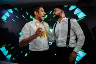 Musical movements wedding reception party