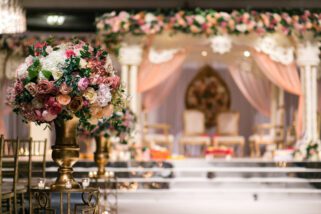 Mandap setup at Grosvenor house, London