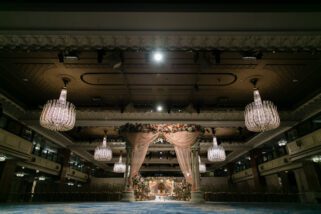 Mandap setup at Grosvenor house, London