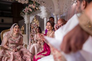 Asian wedding first look