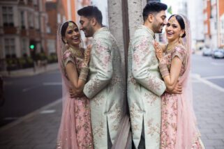 Wedding portraits at Grosvenor House