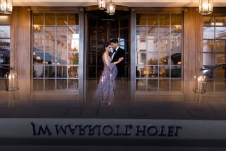 Asian wedding portrait