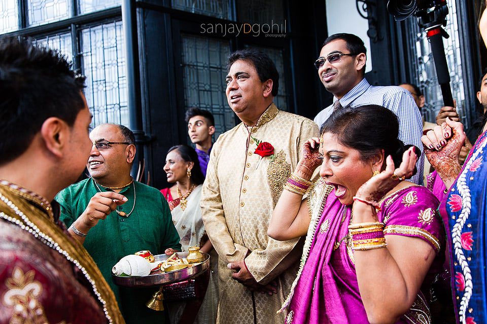 Hindu Wedding welcoming ceremony