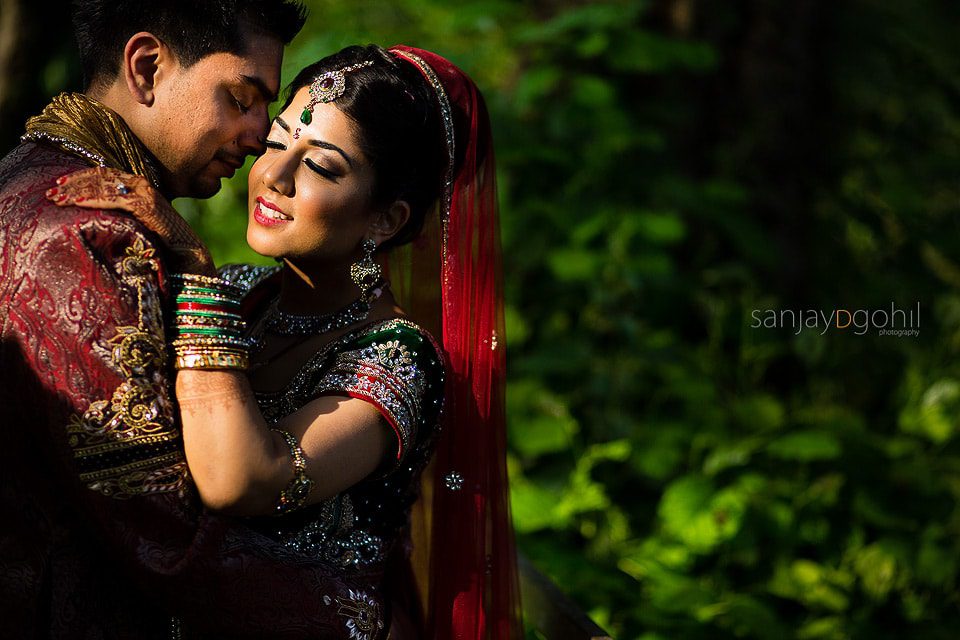 Hare Krisha Mandir Wedding Portrait