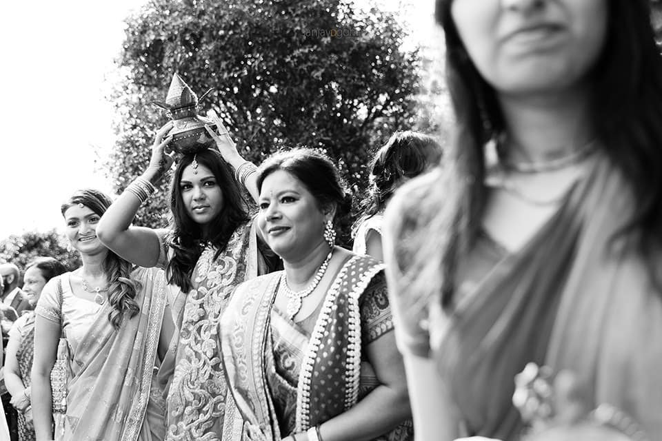 Hindu Wedding welcoming ceremony