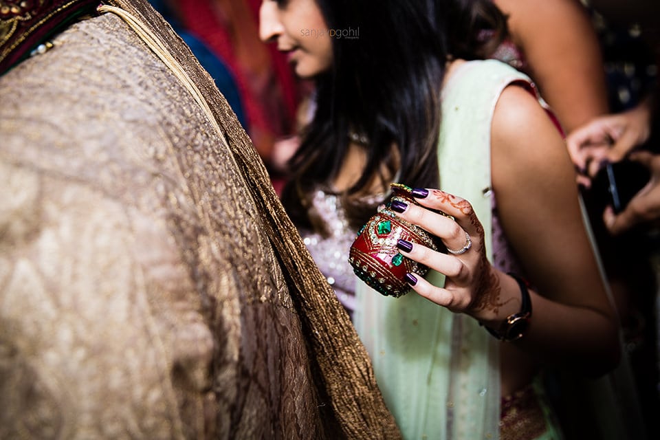 Detail shot during Hindu Wedding