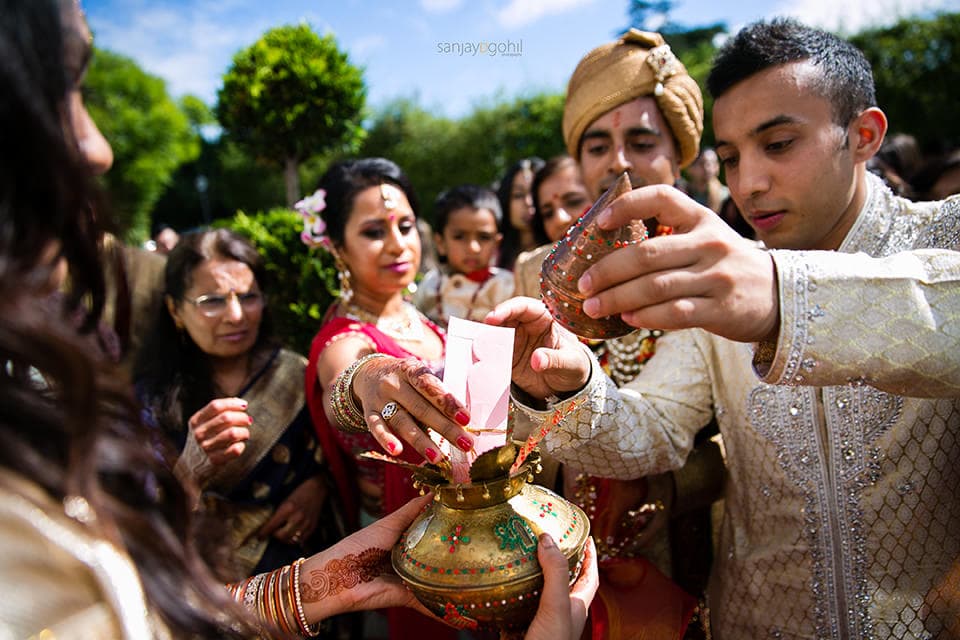 Gujarati welcoming ceremony