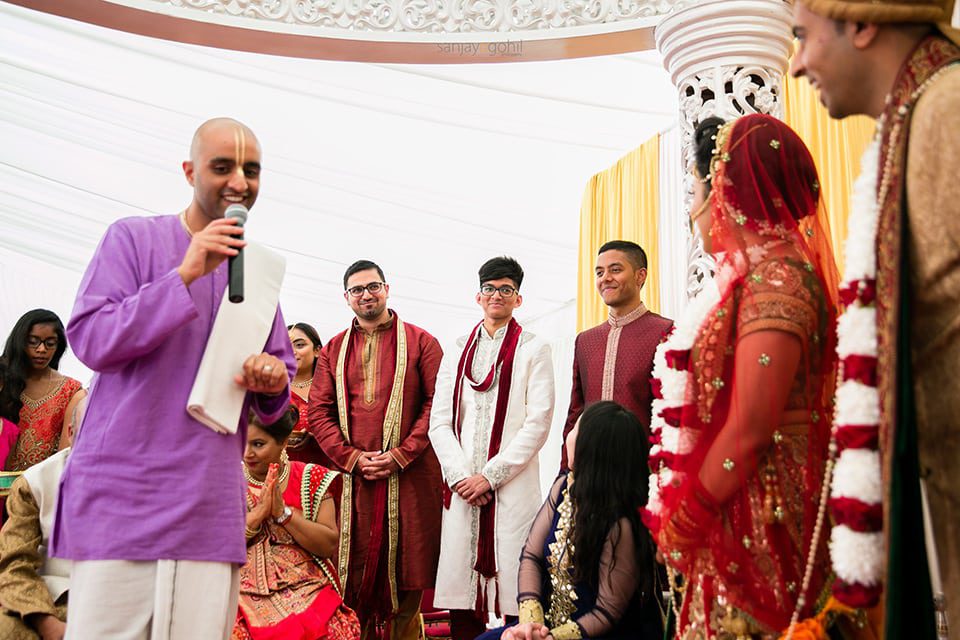 Asian wedding brides' family